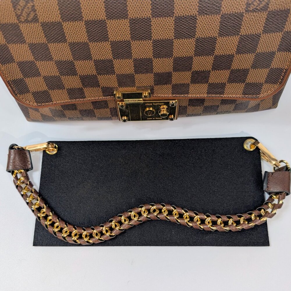Louis Vuitton Brown Damier Ebene Canvas Pallas Clutch - Picture 4 of 16